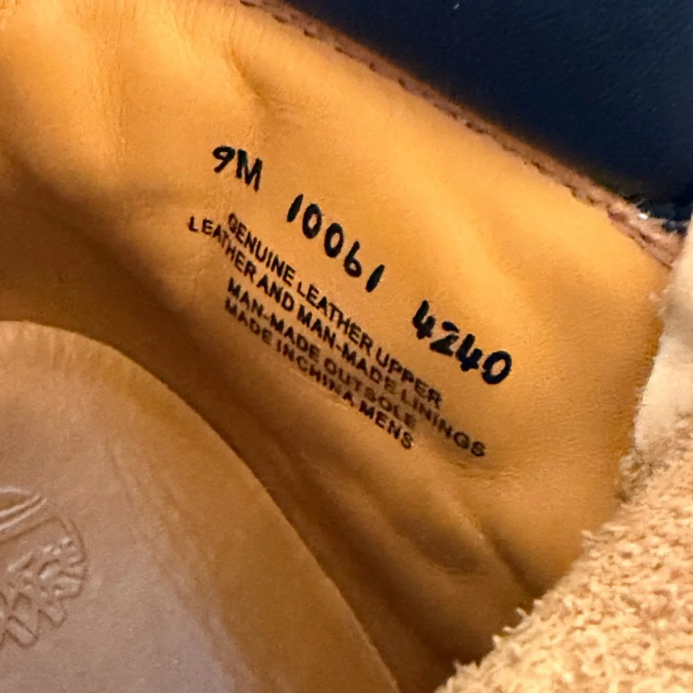 Timberland Wheat Nubuck 6-Inch Waterproof Work Boots - Picture 8 of 9